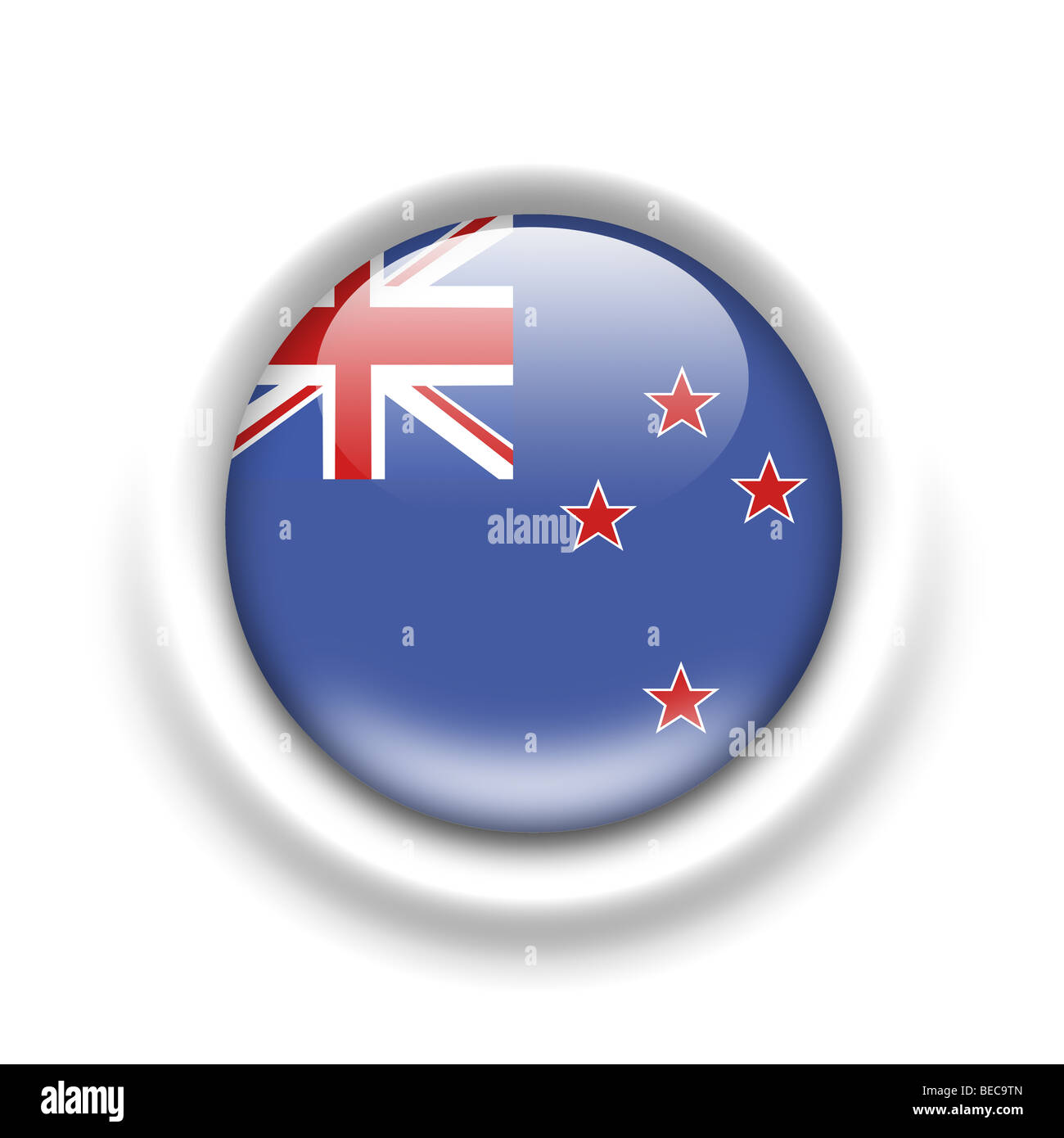 Neuseeland Fahne Stockfoto