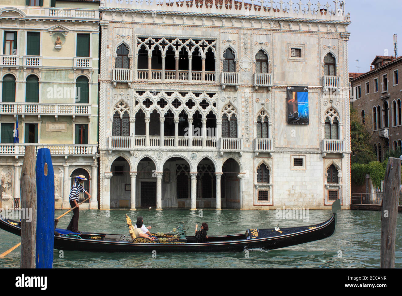 Palazzo Ca'd ' Oro, Venedig, Italien Stockfoto
