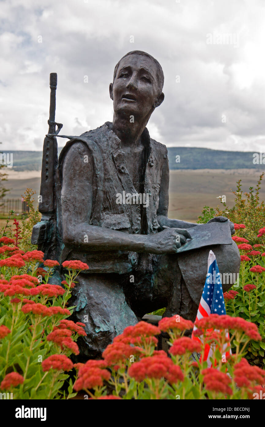 Vietnam Veterans Memorial State Park - erste und einzige State Park ausschließlich für Vietnam-Veteranen - Angel Fire, NM gewidmet. Stockfoto