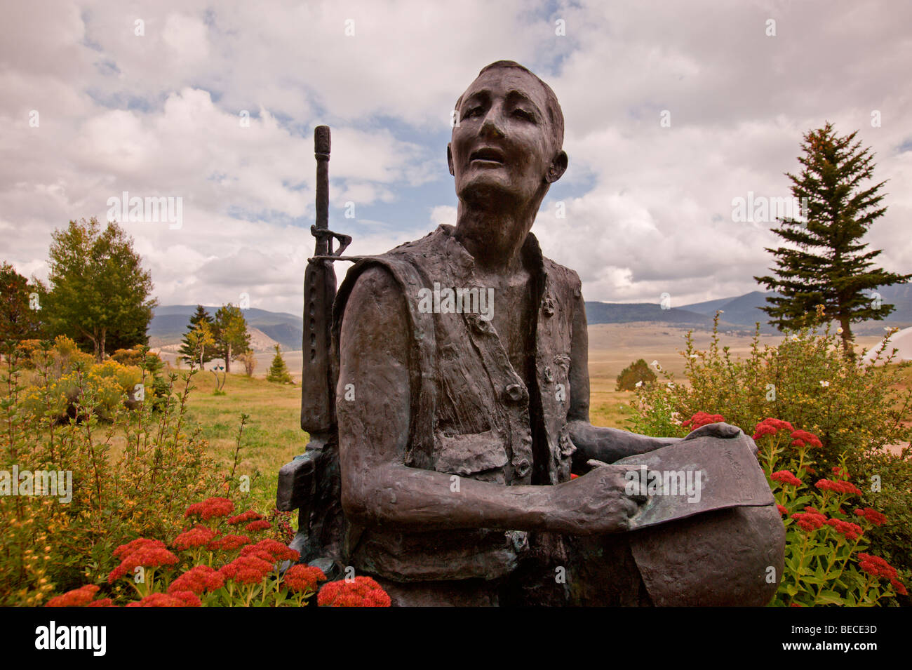 Vietnam Veterans Memorial State Park - erste und einzige Staatspark ausschließlich auf Vietnam-Veteranen in Angel Fire, NM gewidmet. Stockfoto