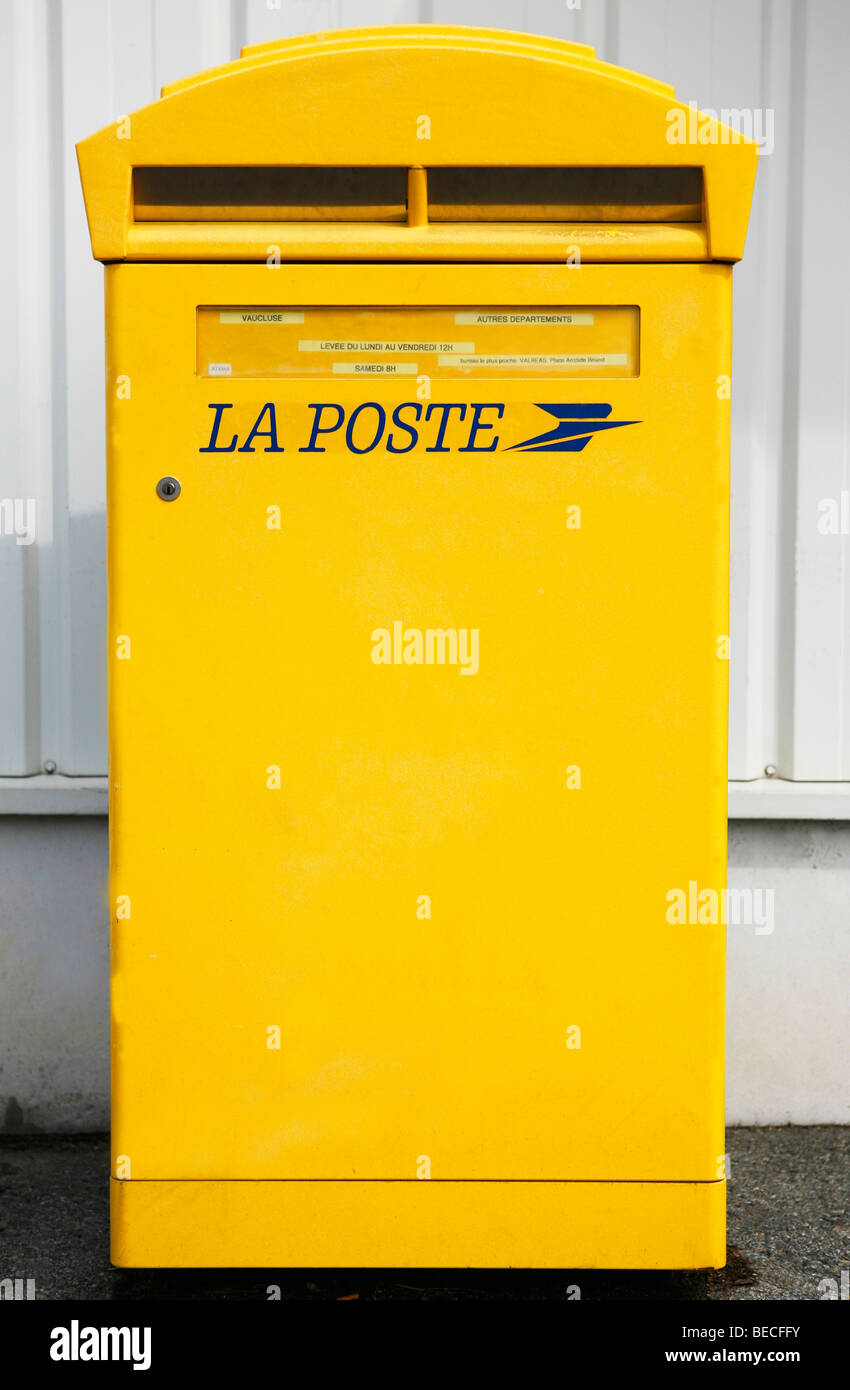 Französische Briefkasten, Briefkasten Stockfoto