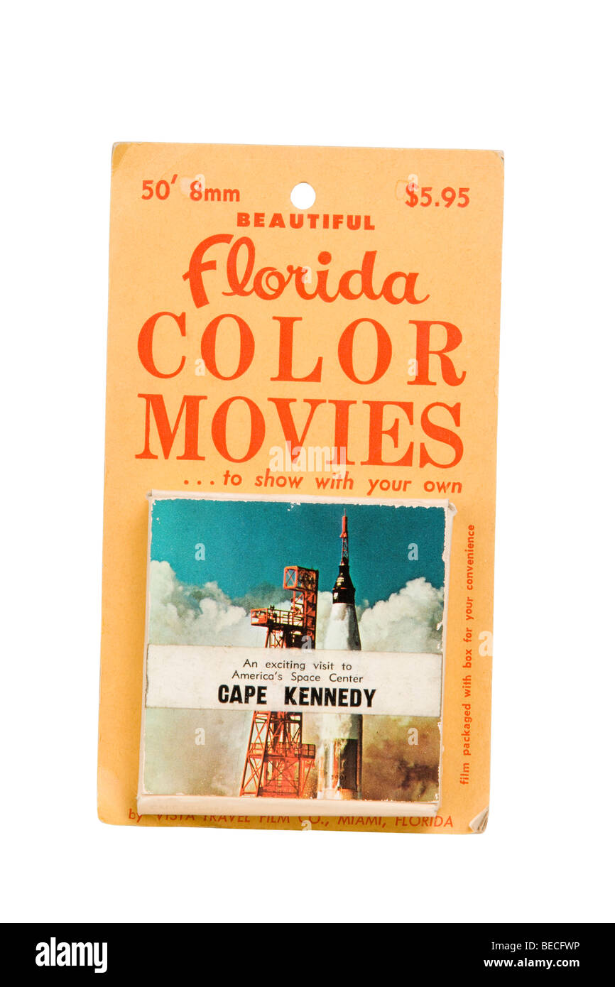 Souvenir der 1960er Jahre USA Florida State 8mm Film Stockfoto