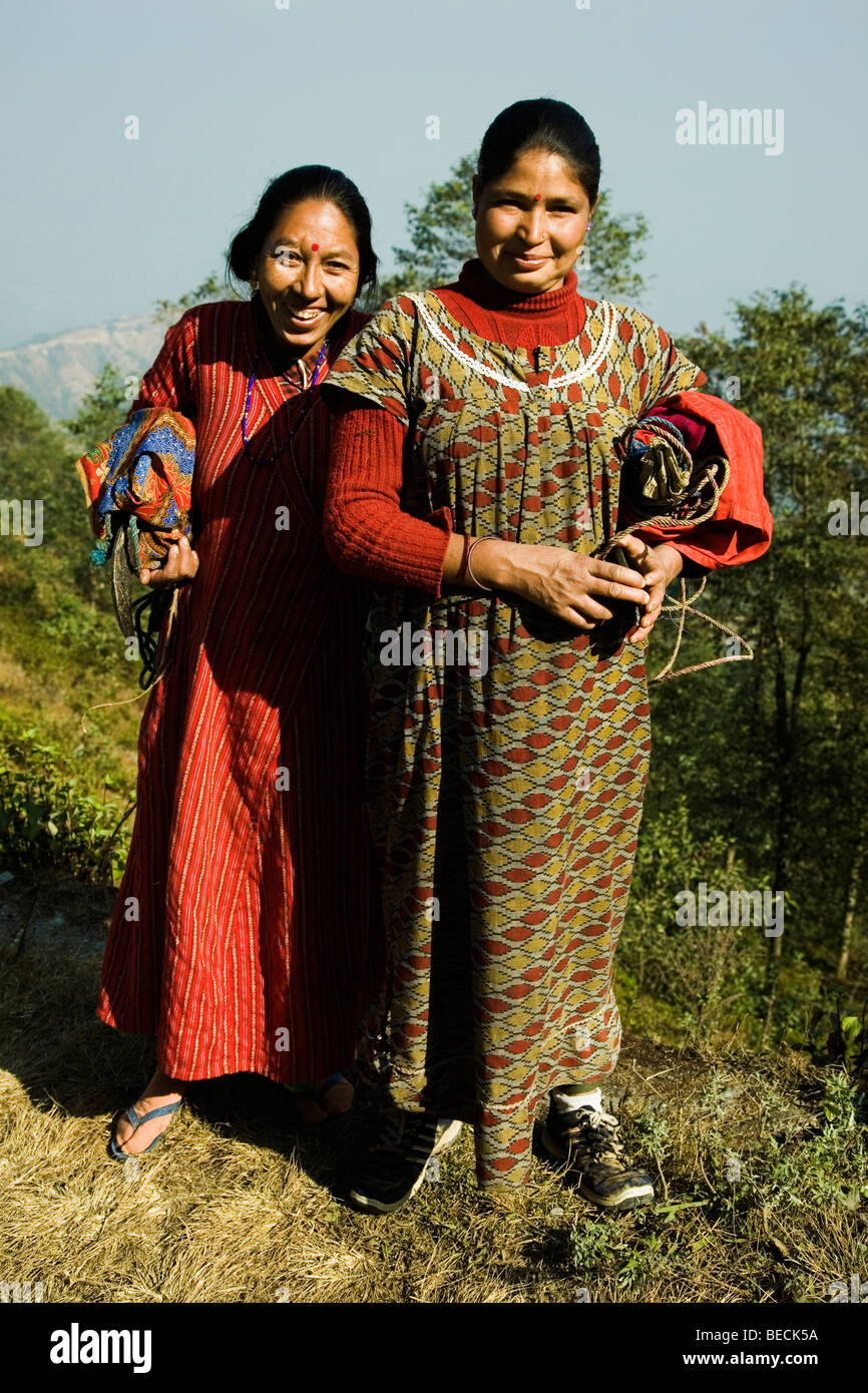 Nepalesische Frauen Stockfoto