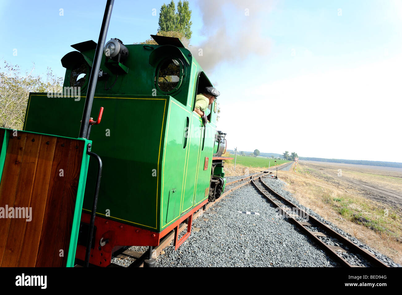 Dampfbahn Lok Kohle Tank Motor Stockfoto