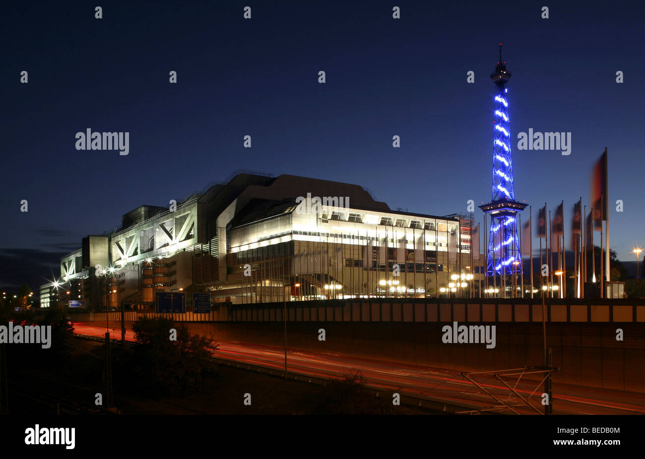 International Congress Centre, ICC, Radio Turm, Chrlottenburg, Berlin, Deutschland, Europa Stockfoto