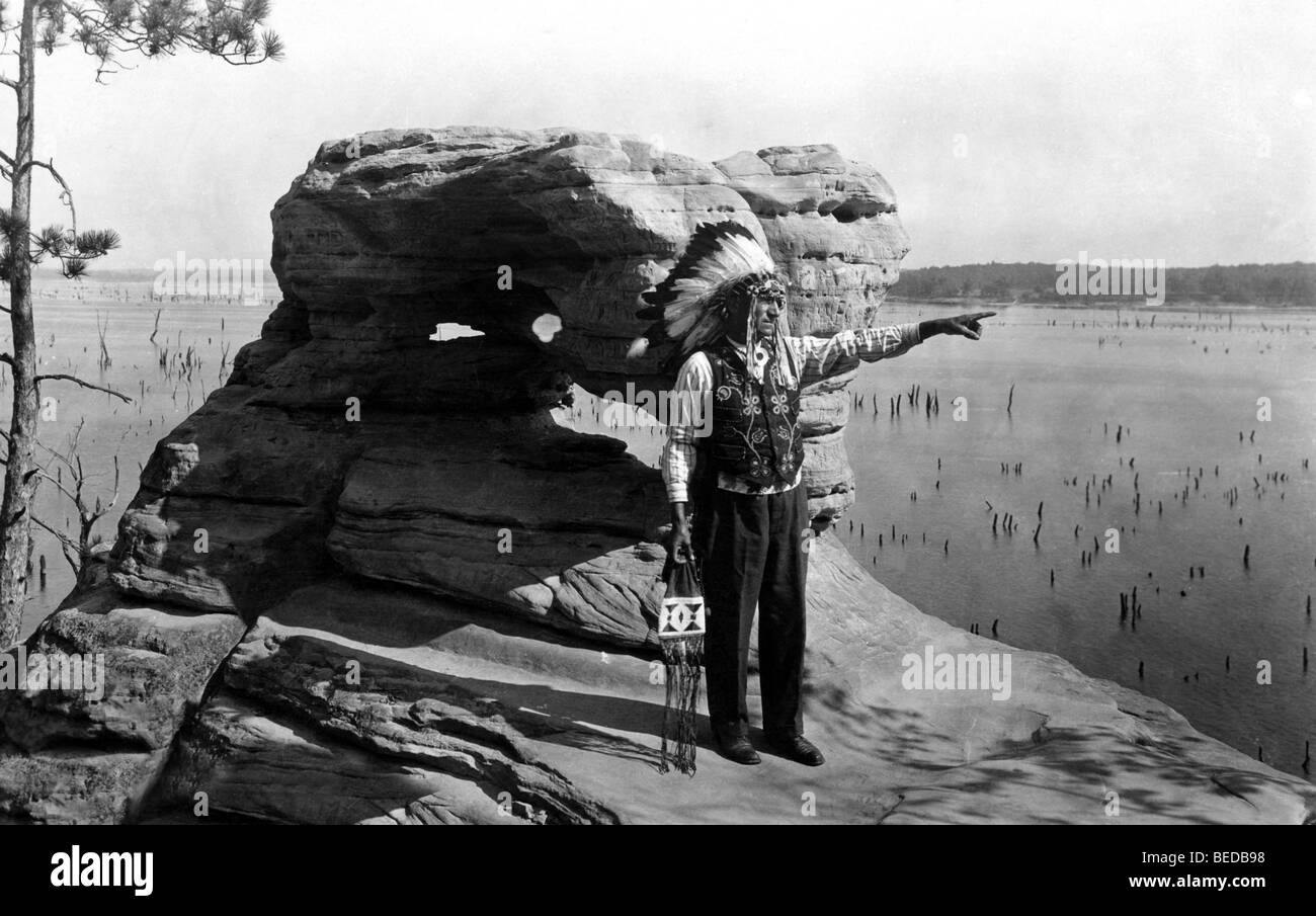 Indianer, historische Aufnahme, etwa 1924 Stockfoto