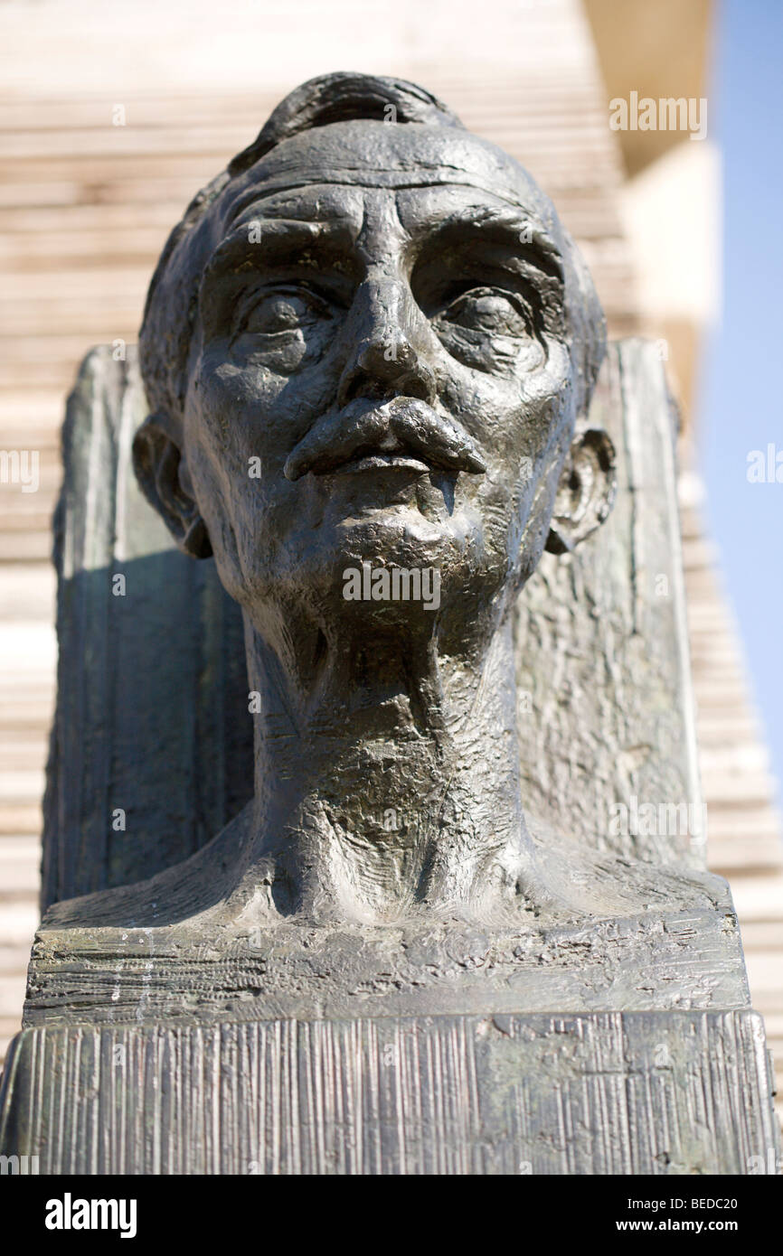 Francesc Macià-Denkmal in Barcelona Stockfoto