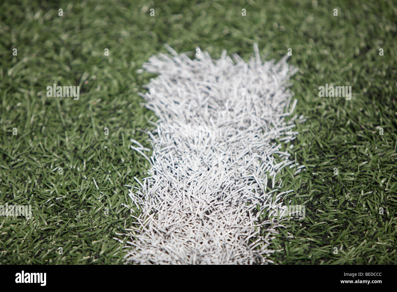 Kunstrasen an der Indiana University Football-Spiel. Stockfoto