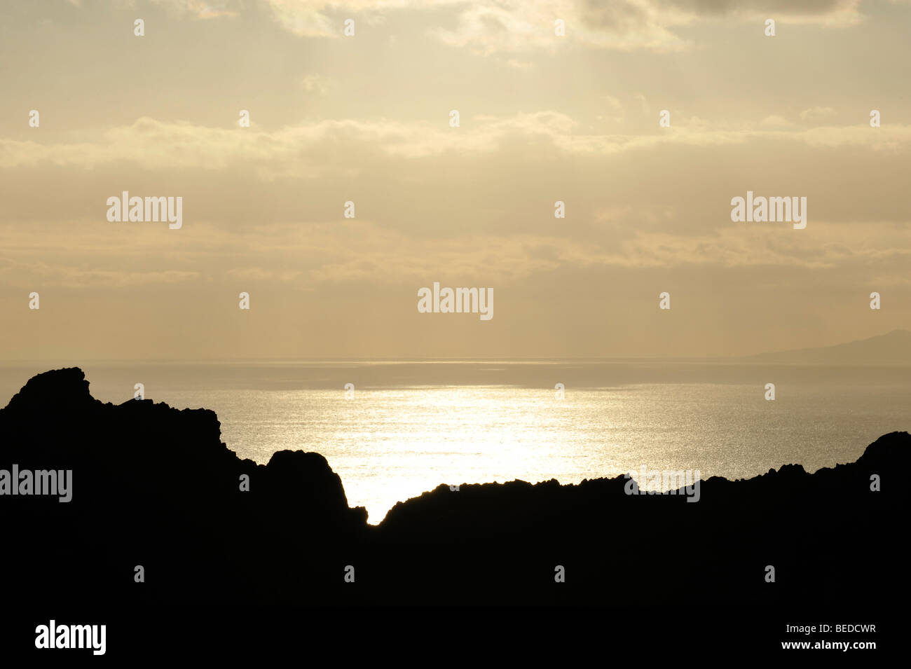 Blick von der Punta Entallada Aussichtspunkt, Las Playitas, Fuerteventura, Kanarische Inseln, Spanien, Europa Stockfoto