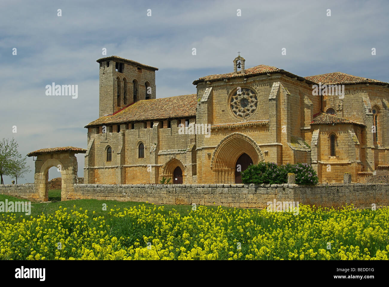 Grijalba Kirche - Grijalba Kirche 01 Stockfoto