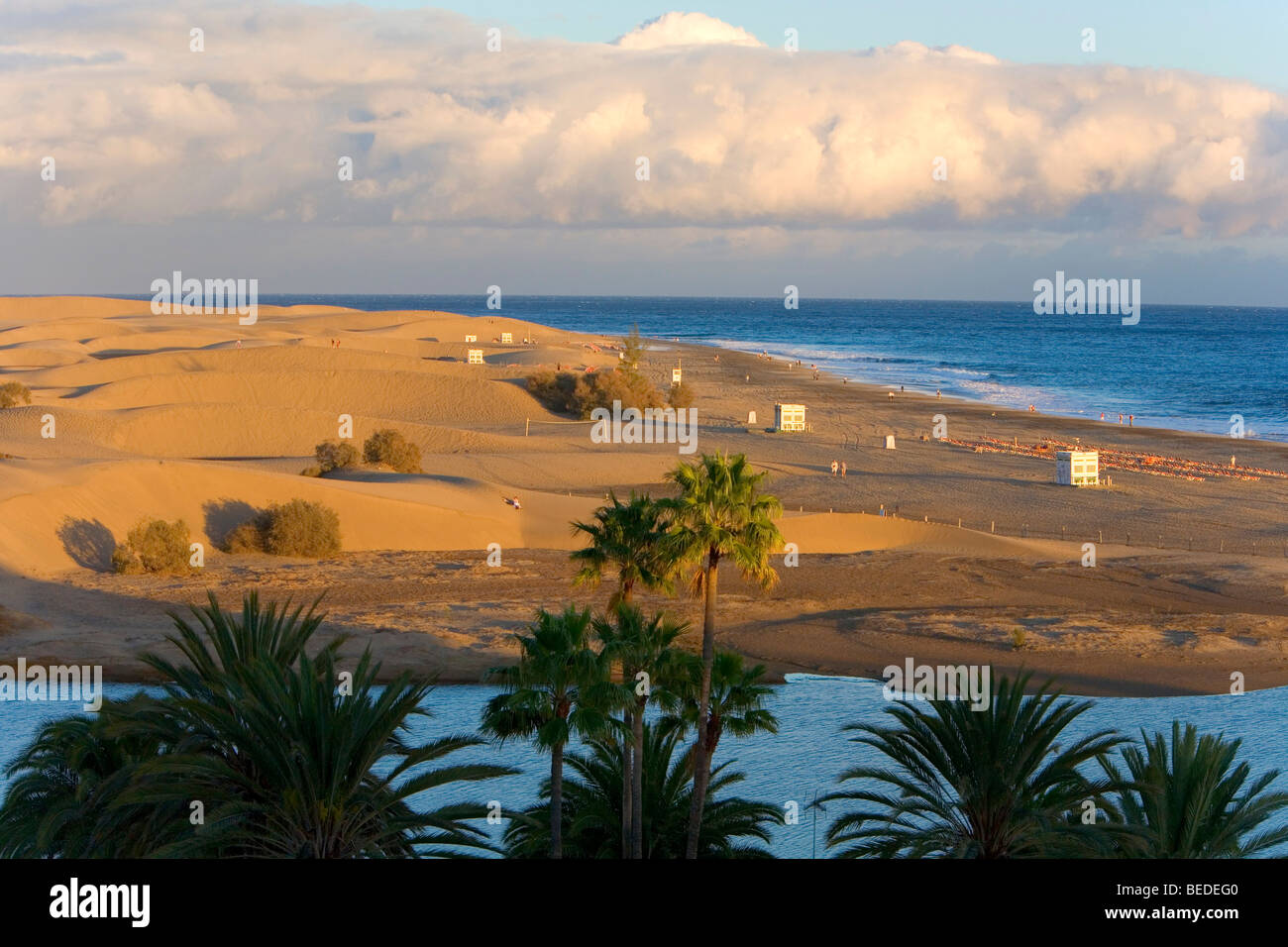 Dünen von Maspalomas, Gran Canaria, Kanarische Inseln, Spanien, Europa Stockfoto