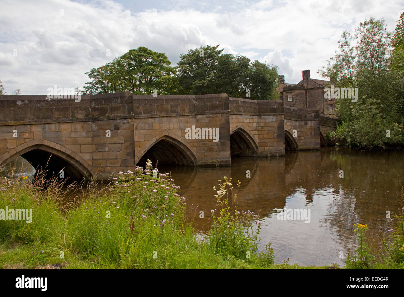 Bakewell Brücke Stockfoto