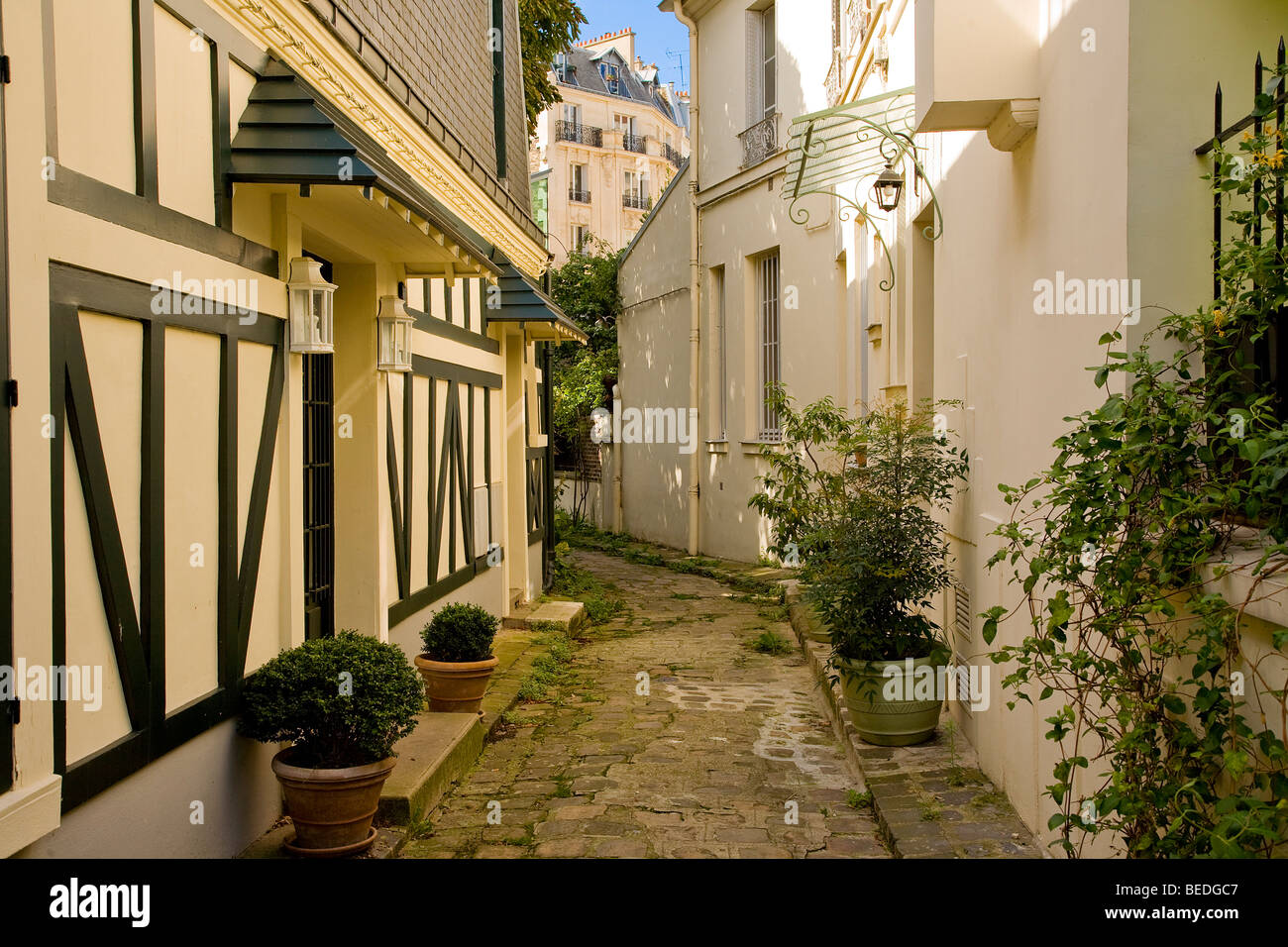 VILLA HALLE, PARIS Stockfoto