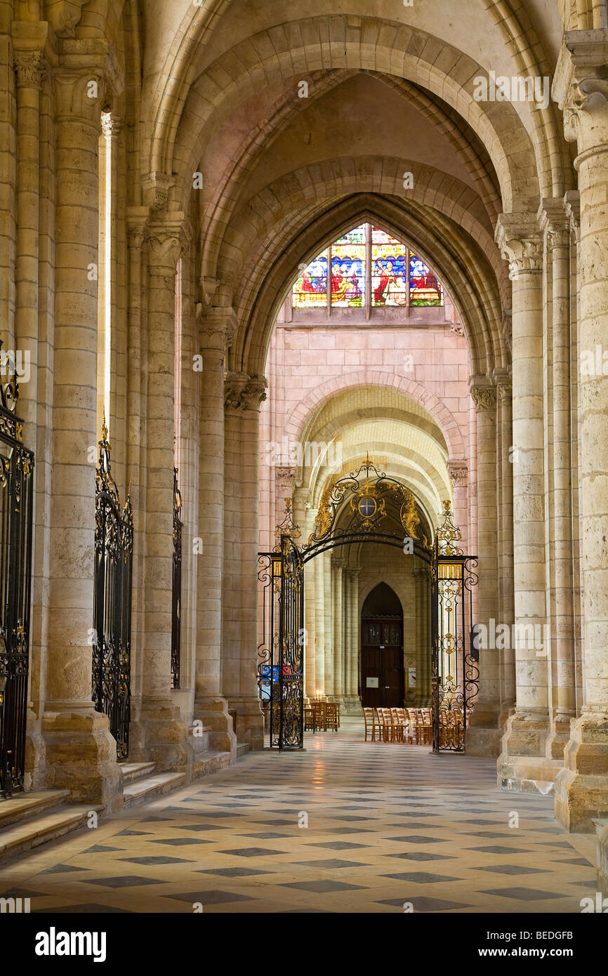 KATHEDRALE SAINT-ETIENNE, SENS Stockfoto