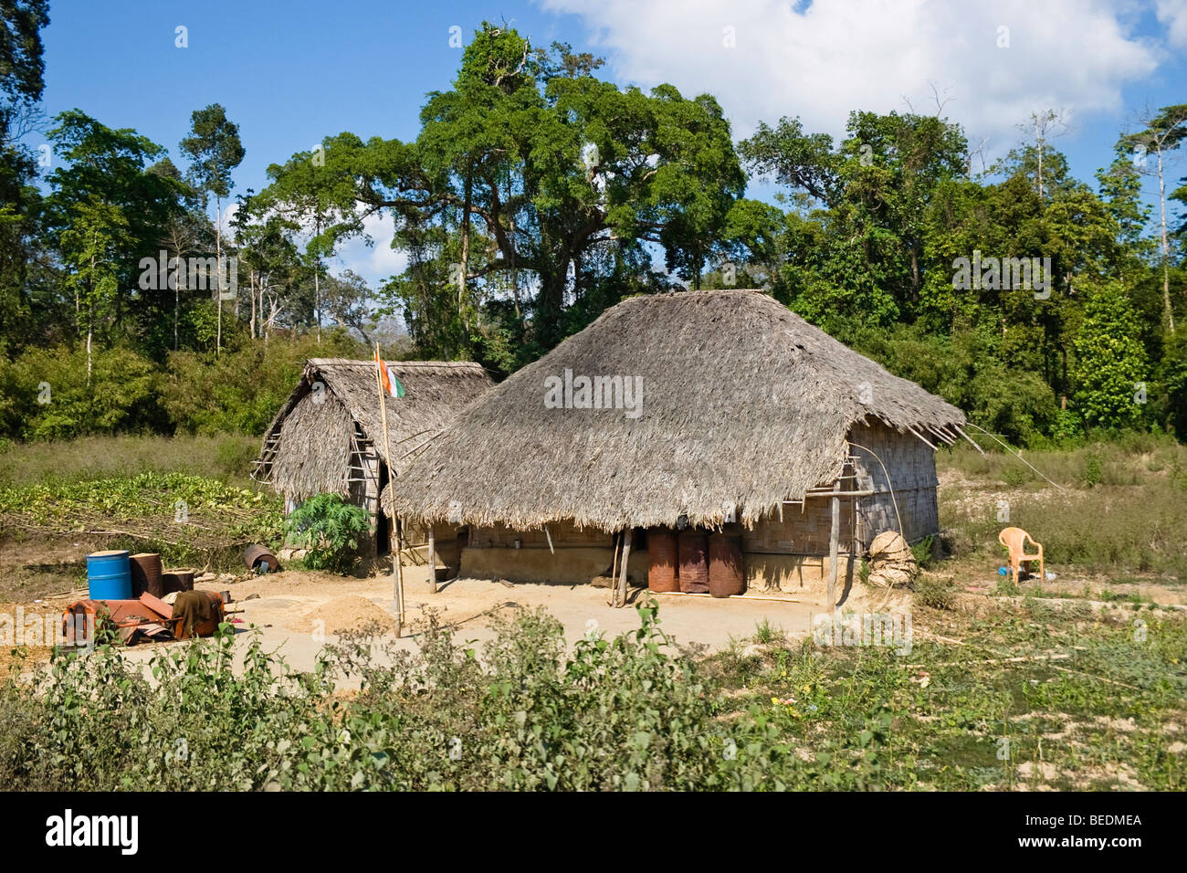 Bauernhaus, North Andaman, Andaman Inseln, Indien, Südasien Stockfoto