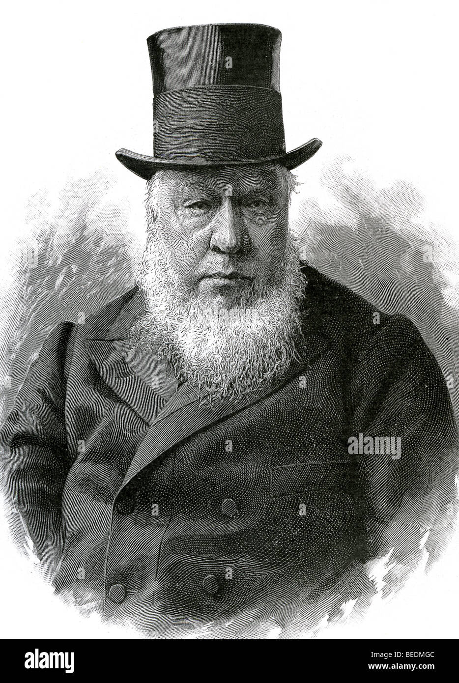 PAUL KRUGER South African Boer Führer (1825 – 1904) Stockfoto