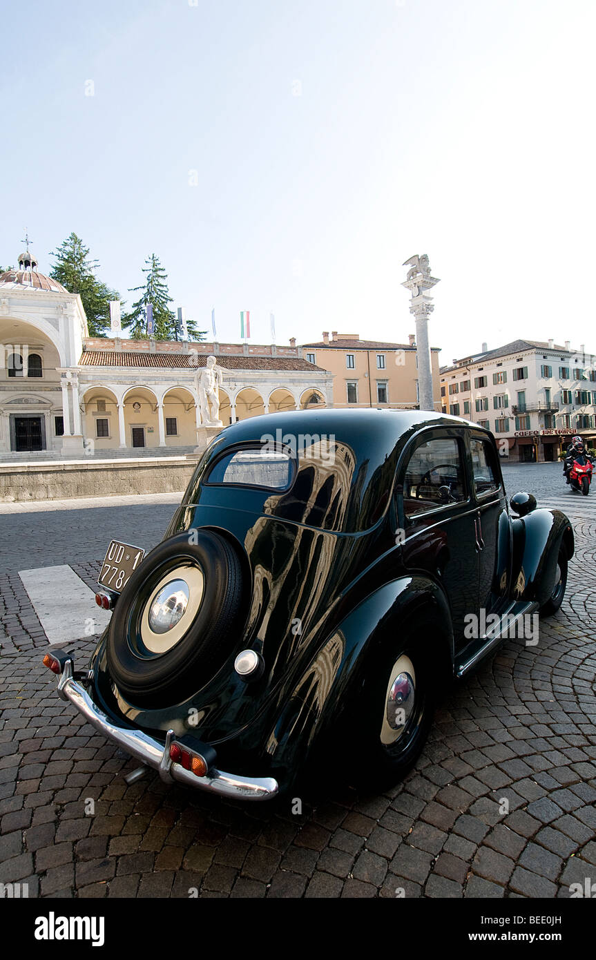 Altmodische FIAT italienischen Autos Stockfoto