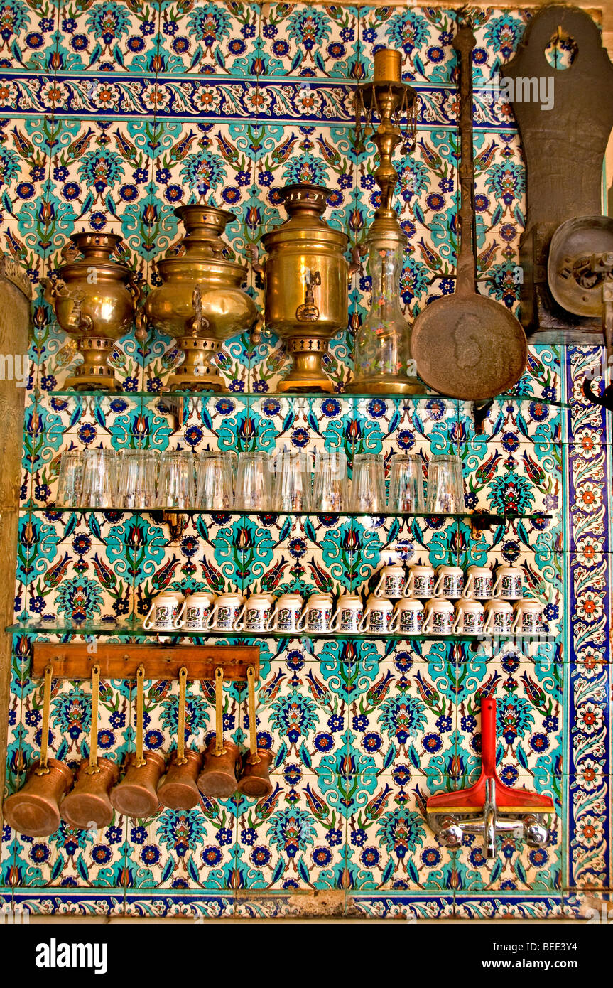 Eyup Kaffee Küche Pierre Loti Cafe Bar Istanbul Türkei Stockfoto