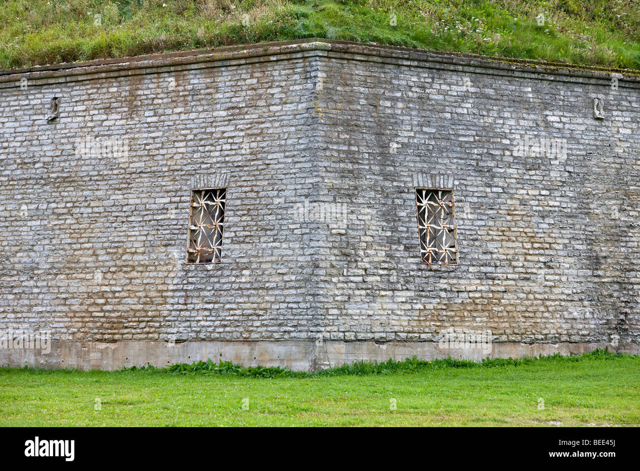 Historischen Festung mit Windows. Tallinn, Estland Stockfoto