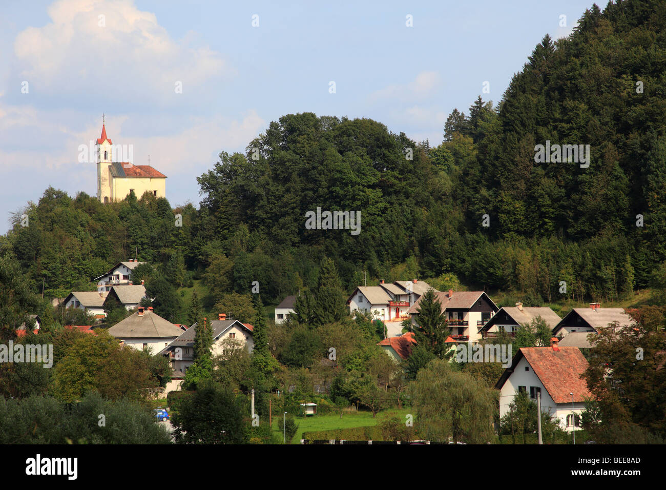 Slowenien, Skofja Loka, ländliche Landschaft Stockfoto
