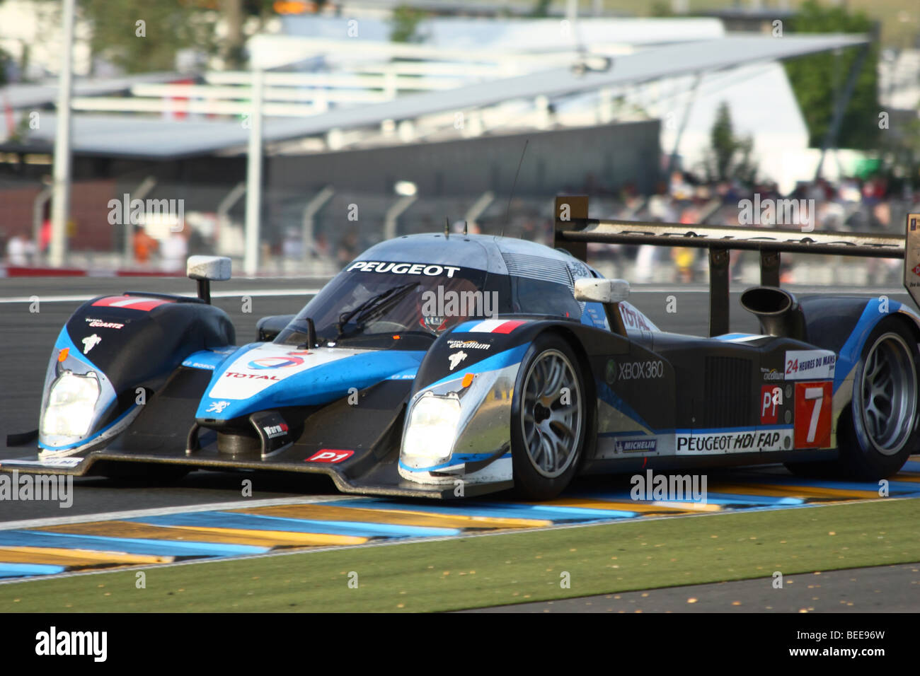 24 Stunden von Le Mans 2009 - Peugeot 908 HDI N ° 7 Stockfoto