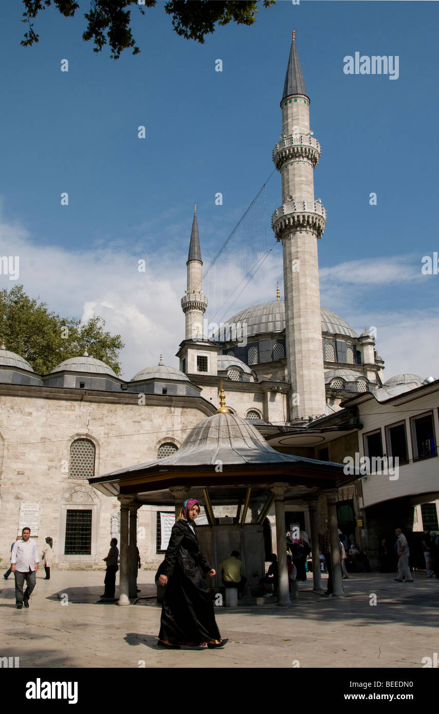 Eyüp Sultan Moschee Camii Istanbul Türkei Mehmet der Eroberer Stockfoto