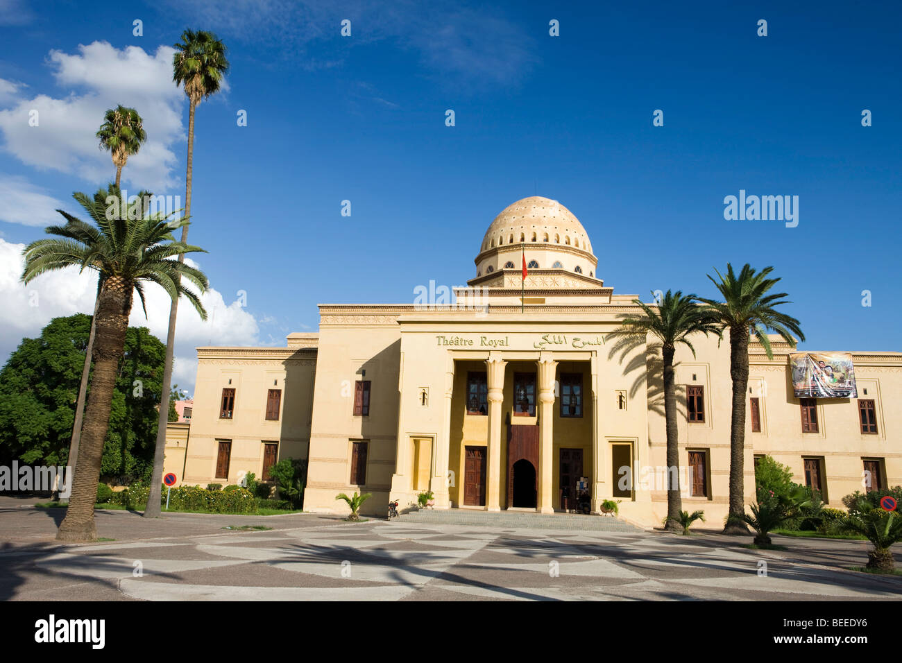 Royal Theater in Marrakesch, Marokko Stockfoto