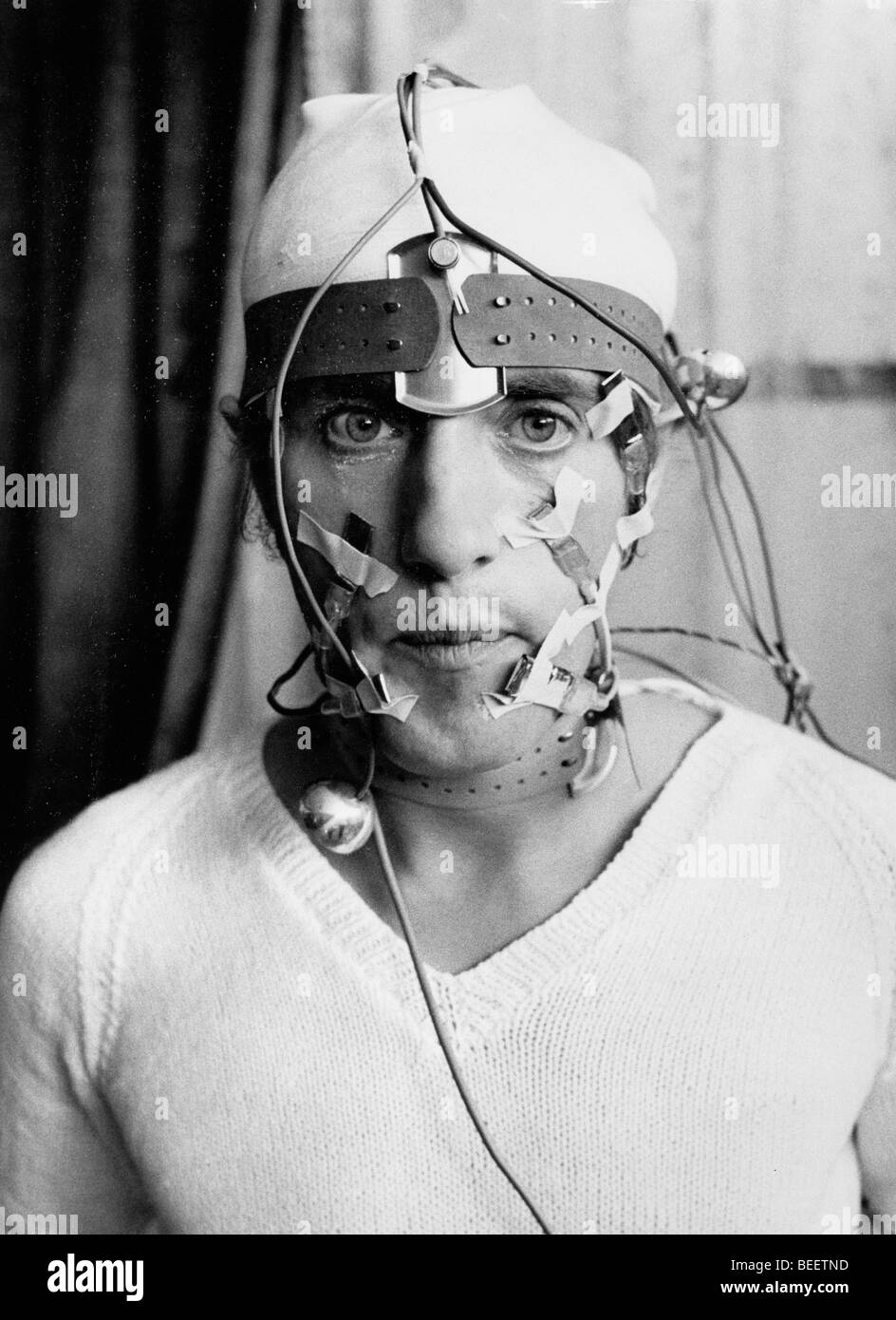 Schauspieler ROGER DALTREY als Tommy, taub, stumm und blind Boy, die verschiedenen Tests in der Hoffnung auf eine Heilung ausgesetzt ist. Stockfoto