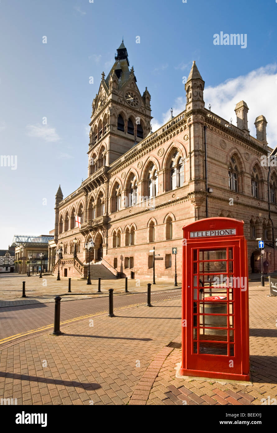 Rathaus am Northgate Street, Chester, Cheshire, England, Vereinigtes Königreich Stockfoto
