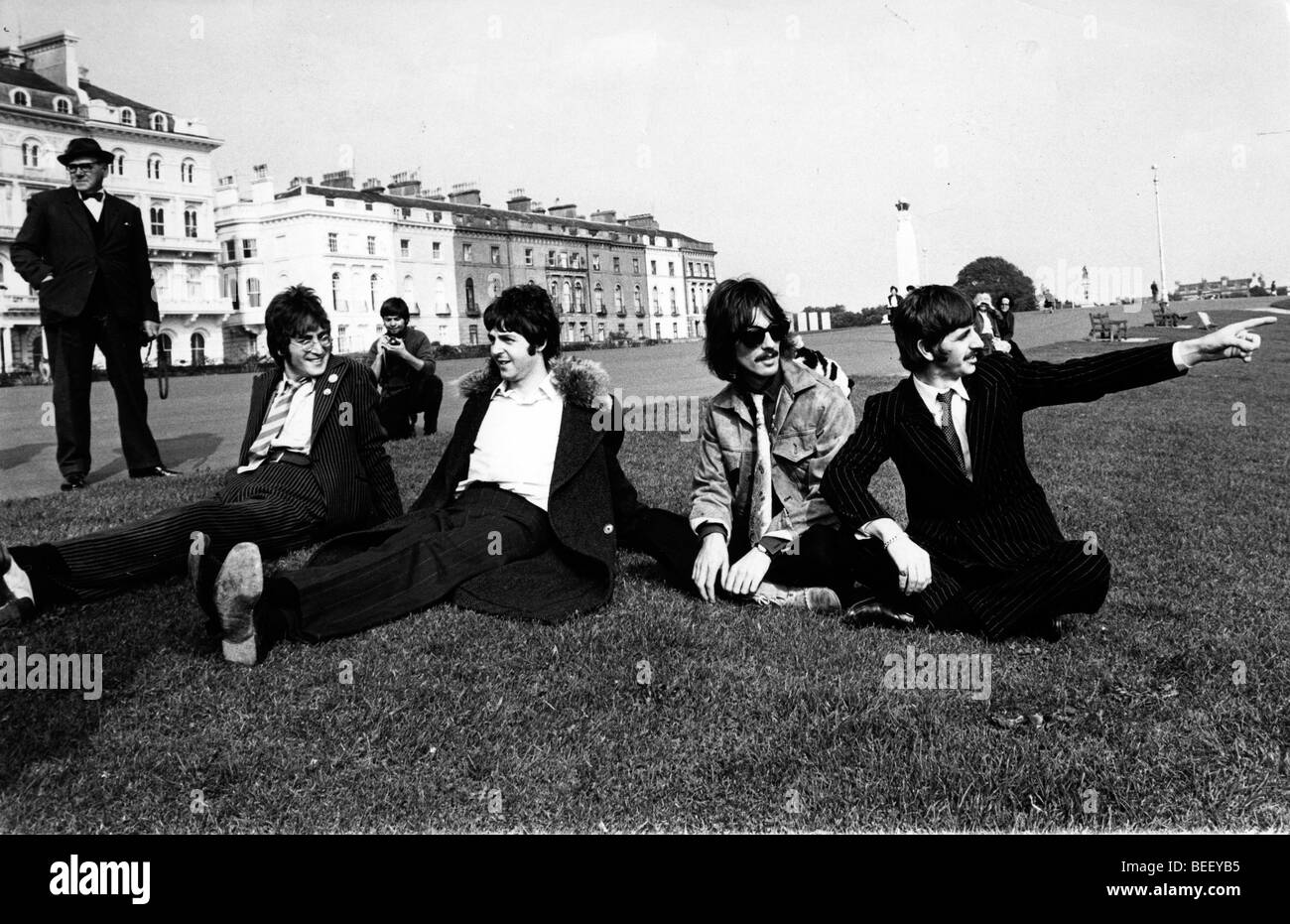 Die Beatles film ein TV-special Stockfoto