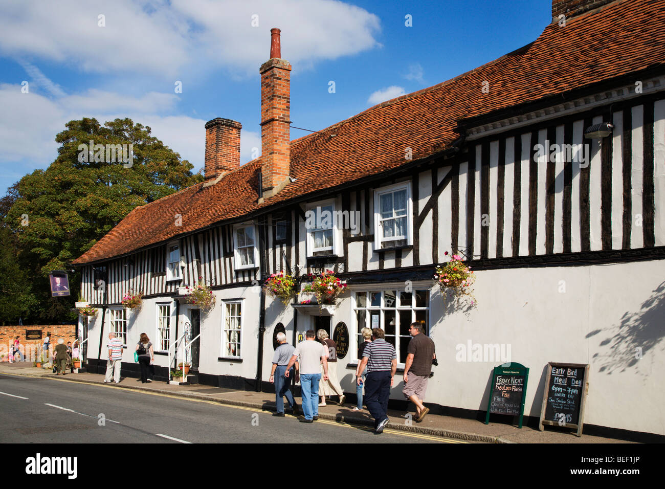 Marlborough Head Pub Dedham Essex England Stockfoto