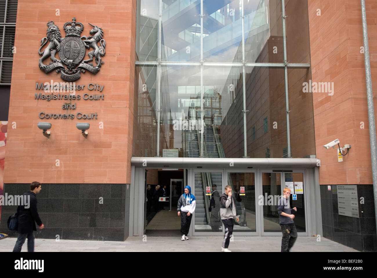 Manchester City Magistrates und Leichenbeschauer Gericht, Manchester, UK. Stockfoto