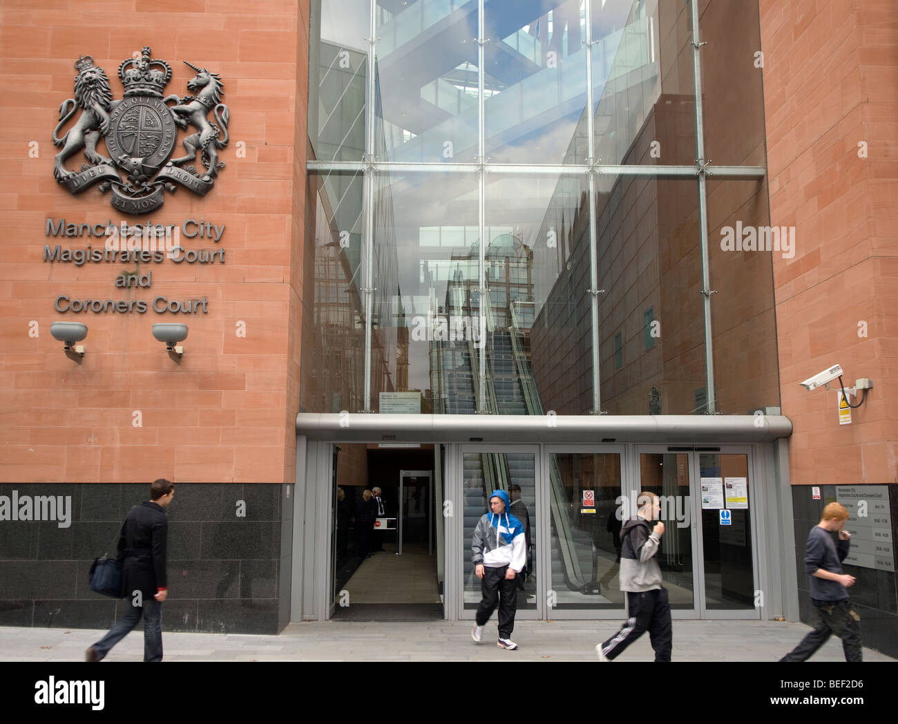 Manchester City Magistrates und Leichenbeschauer Gericht, Manchester, UK. Stockfoto