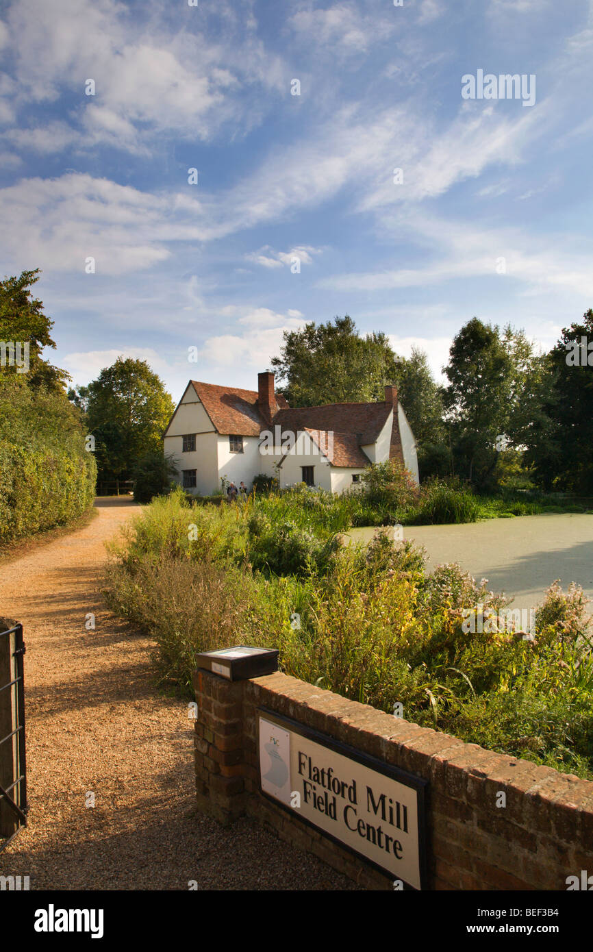 Willy Lotts Cottage Flatford East Bergholt Suffolk England Stockfoto