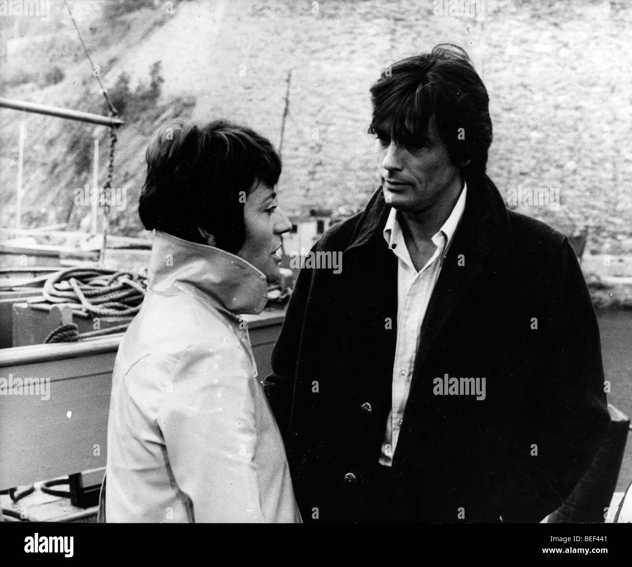 5. August 1970 - ist London, England, Vereinigtes Königreich - ALAIN DELON (geboren 8. November 1935) ein Cesar Award preisgekrönten französischen Schauspieler. Stockfoto