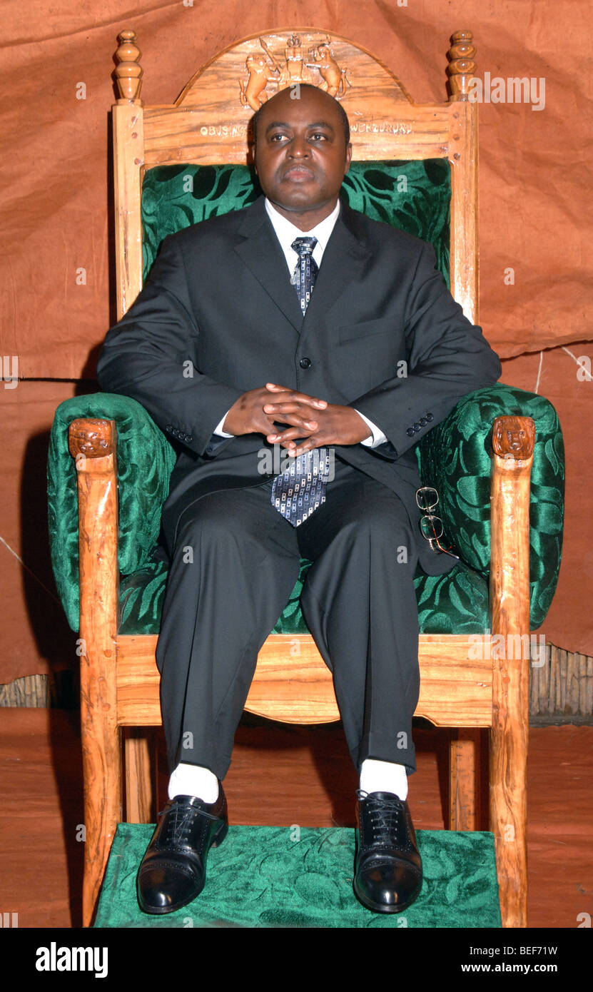 40. Jubiläum der Krönung der Bakonzo König Mumbere Charles Omusinga, Kasese, Rwenzoris, West-Uganda, Afrika Stockfoto