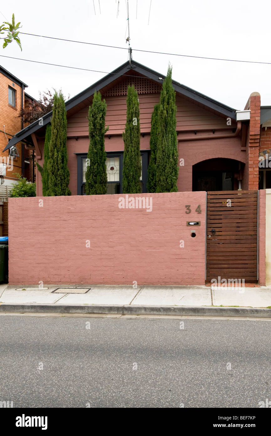 Vor Wohn Townhouse Hotel in South Yarra, Melbourne, Australien Stockfoto