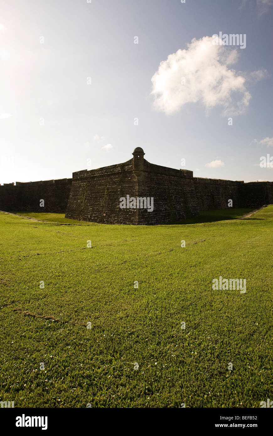 San Marcos Nationaldenkmal in St. Augusinte, Florida Stockfoto