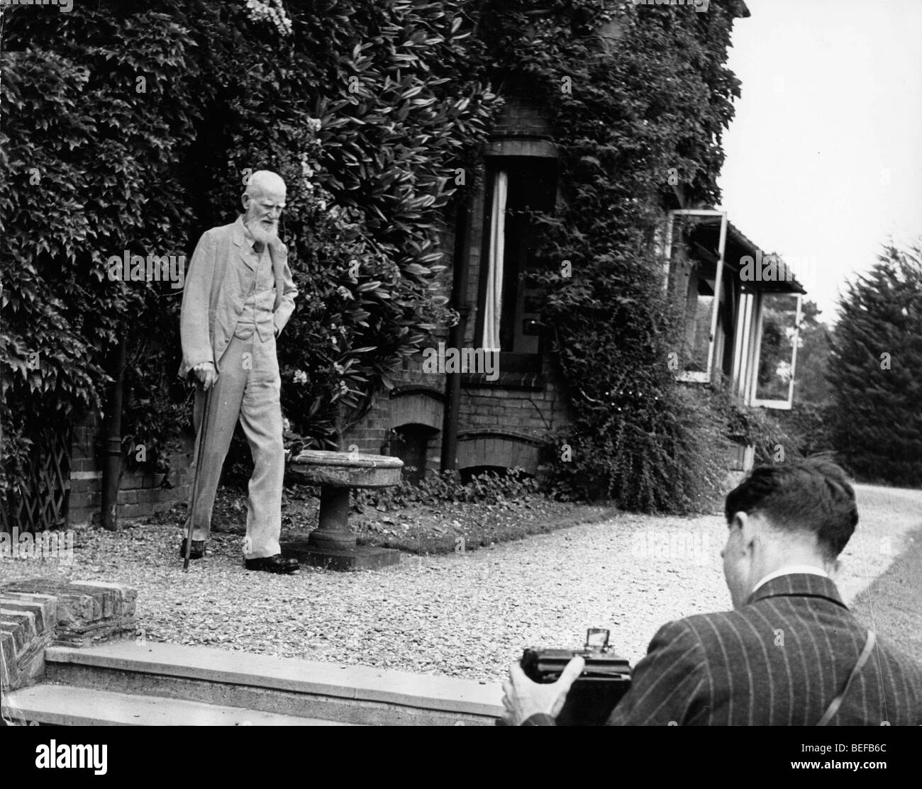 Shaw (26. Juli 1856 - November 2,1950) war ein irischer Dramatiker, Literaturkritiker und sozialistischen Stockfoto