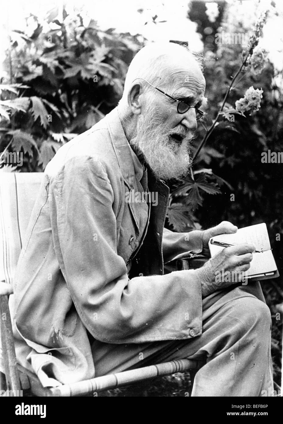 Shaw (26. Juli 1856 - November 2,1950) war ein irischer Dramatiker, Literaturkritiker und sozialistischen Stockfoto
