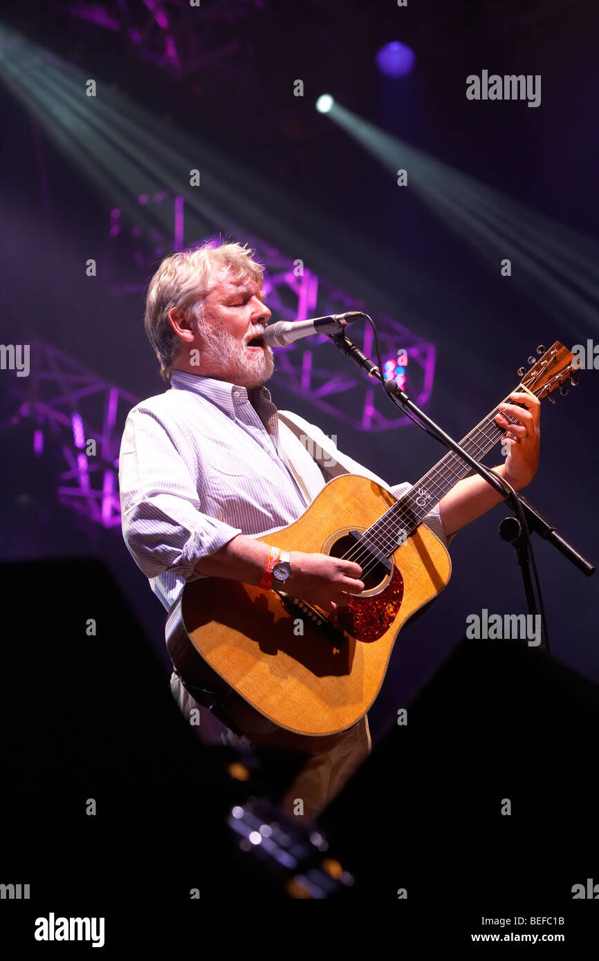 Simon Nicol am Fairport Convention Cropredy Festival 2009 Stockfoto