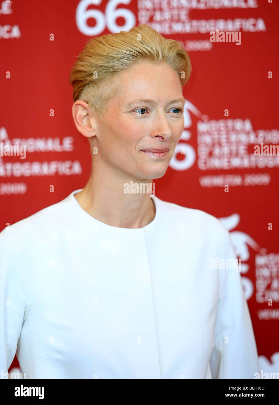 TILDA SWINTON IO SONO L ' AMORE. PHOTOCALL. 66. Venedig FILM FESTIVAL Venedig Italien 5. September 2009 Stockfoto