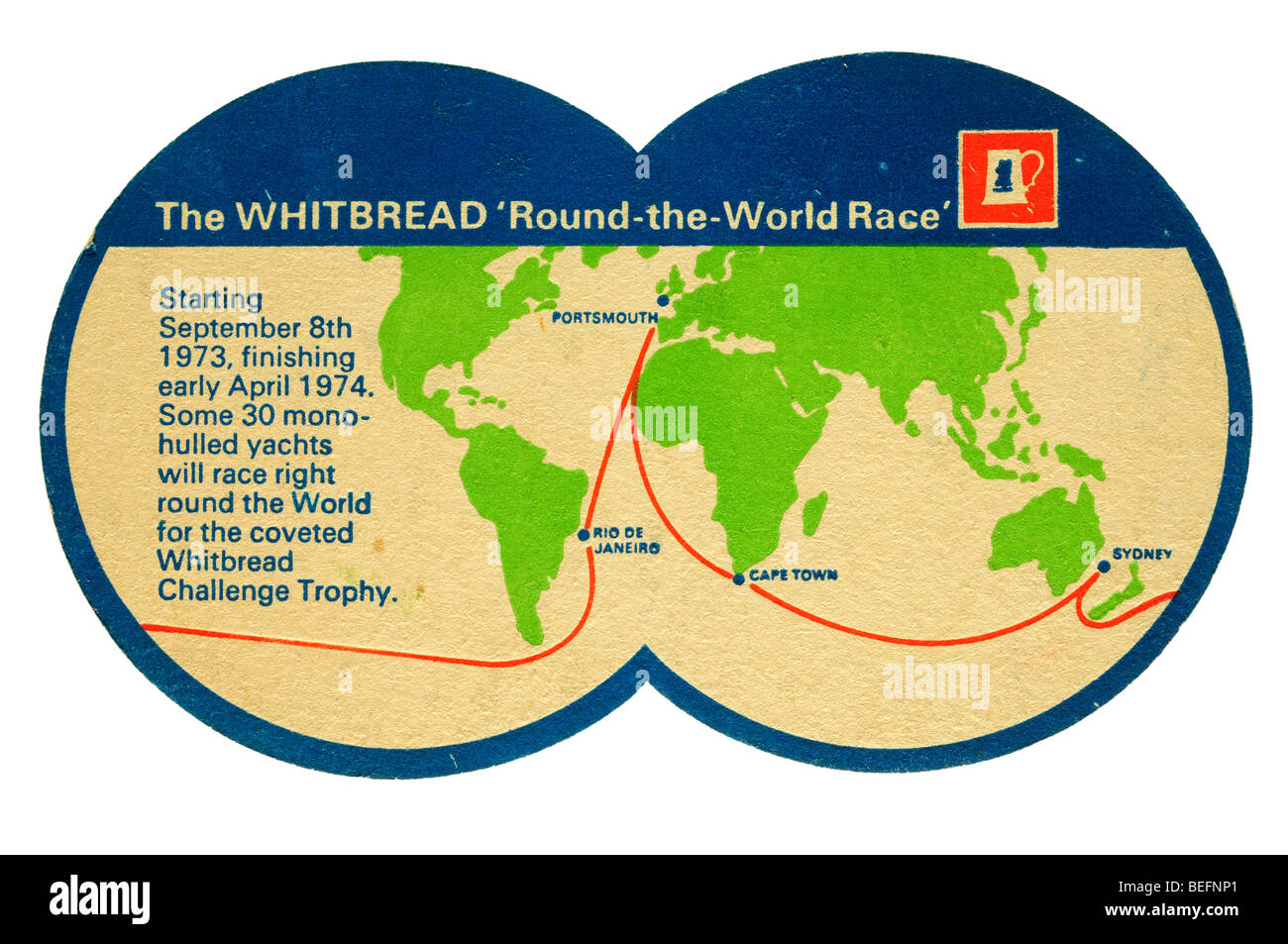 Das Whitbread round the World Rennen Stockfoto