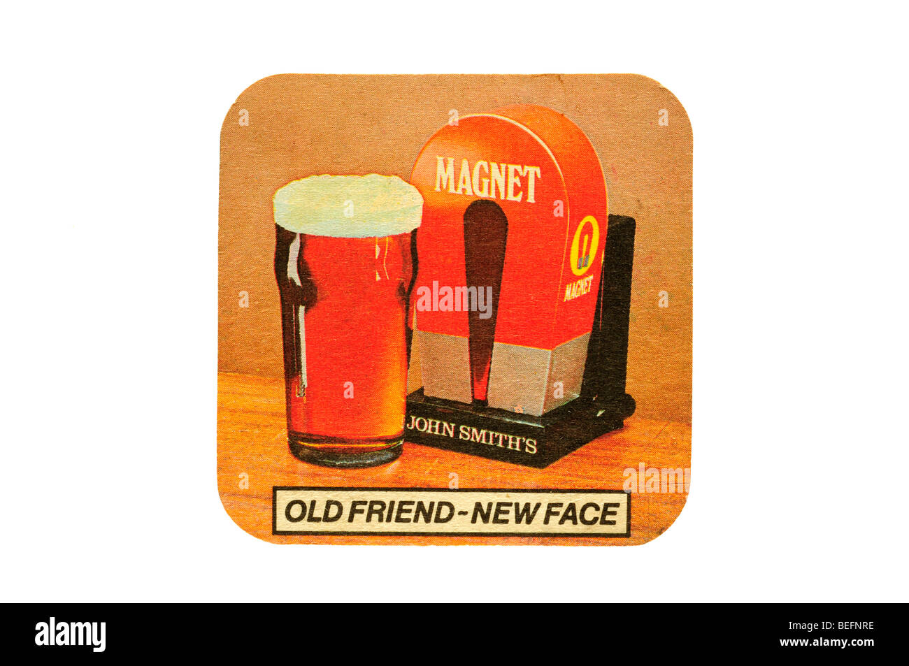 Magnet John Smiths alte Freund neues Gesicht Stockfoto