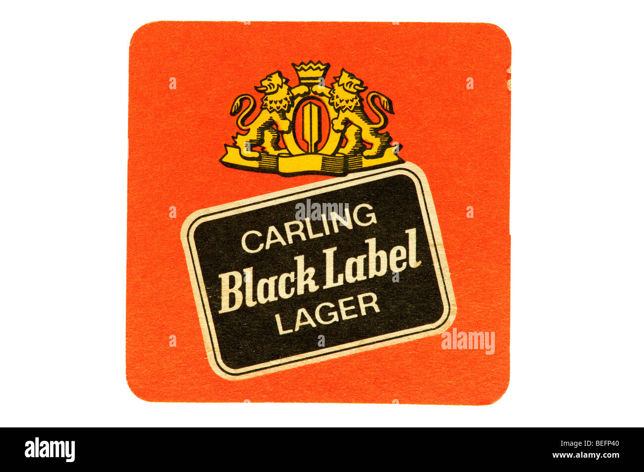 Carling Black Label lager Stockfoto