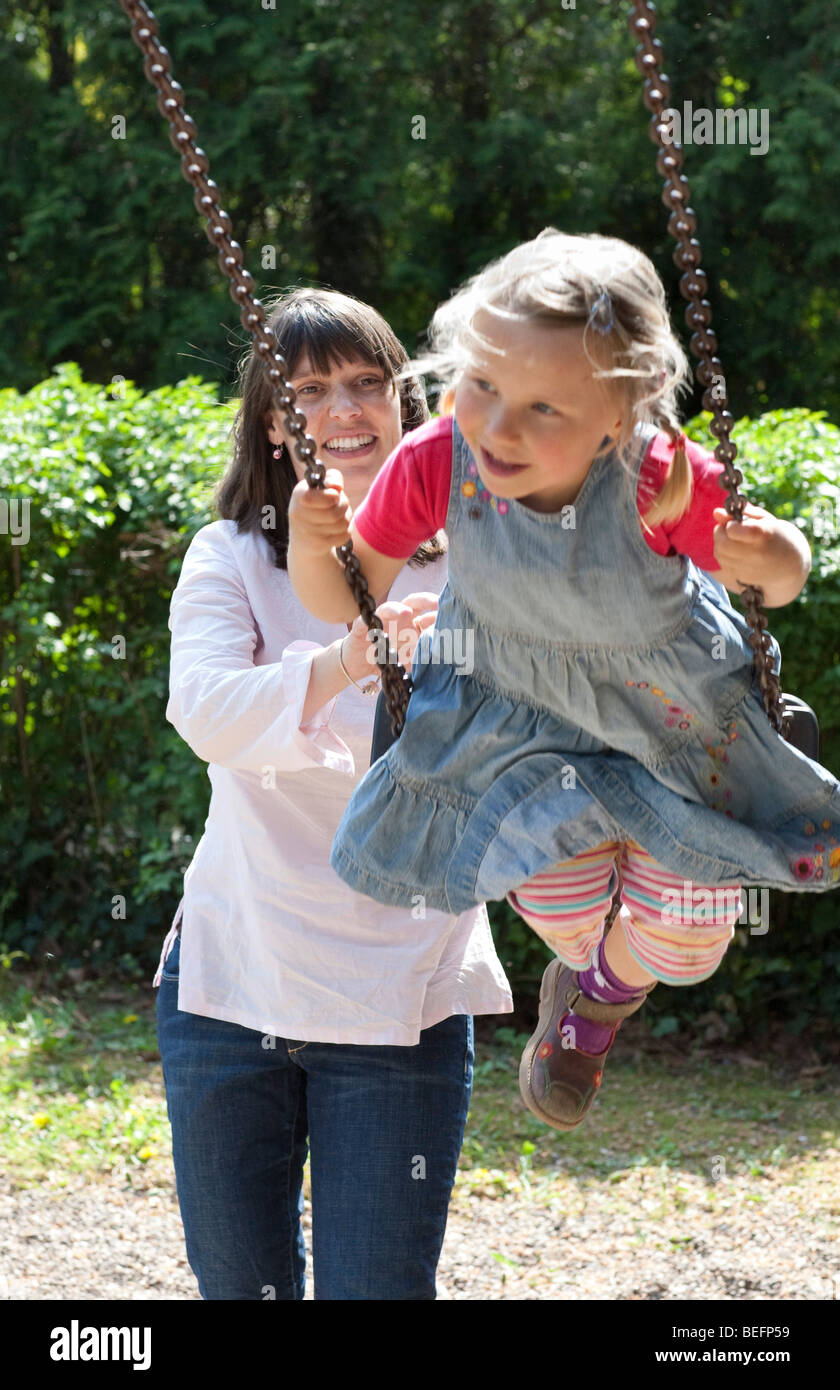 Mutter und Kind. Bonn, Deutschland. Stockfoto