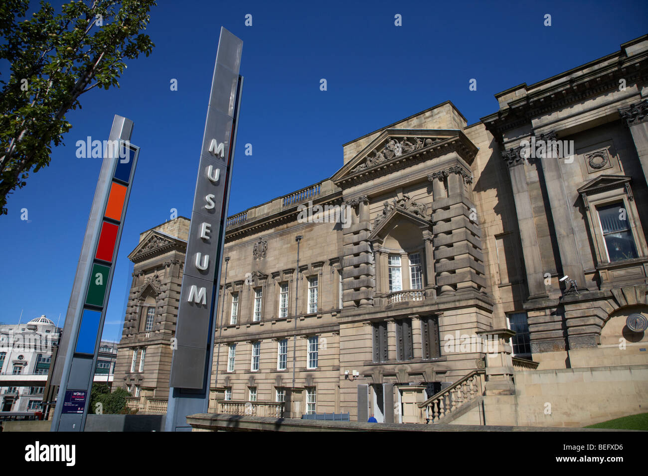 Das Weltmuseum William Braun Straße Schutzgebiet Liverpool Merseyside England uk Stockfoto