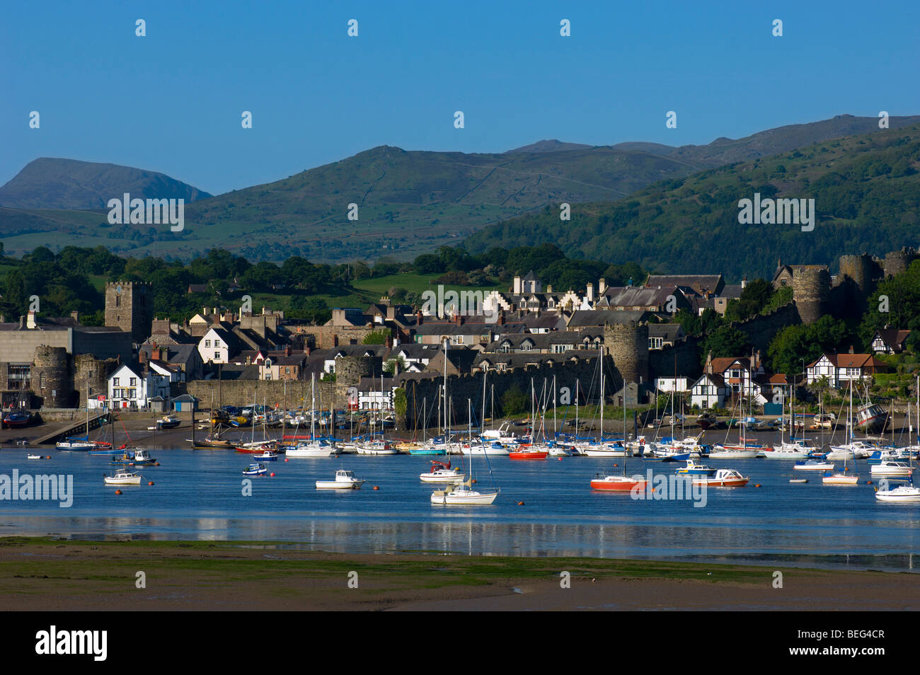 Conwy, Wales, Vereinigtes Königreich. Stockfoto