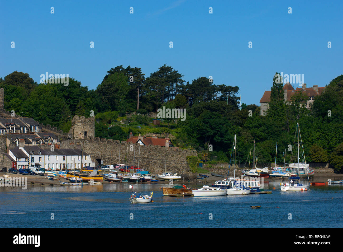 Conwy, Wales, Vereinigtes Königreich. Stockfoto