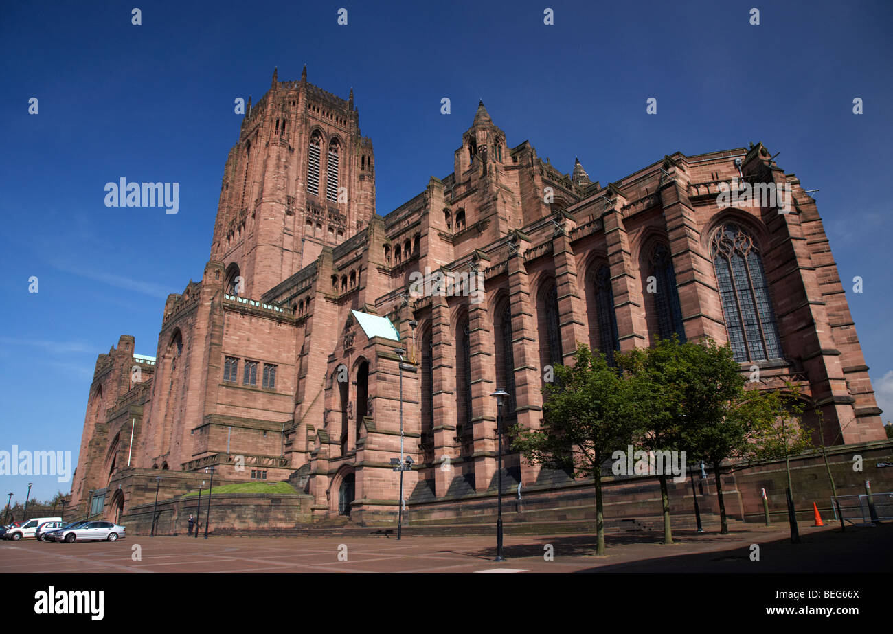 die Cathedral Church of Christ Liverpool anglikanische Kathedrale Merseyside England UK Stockfoto